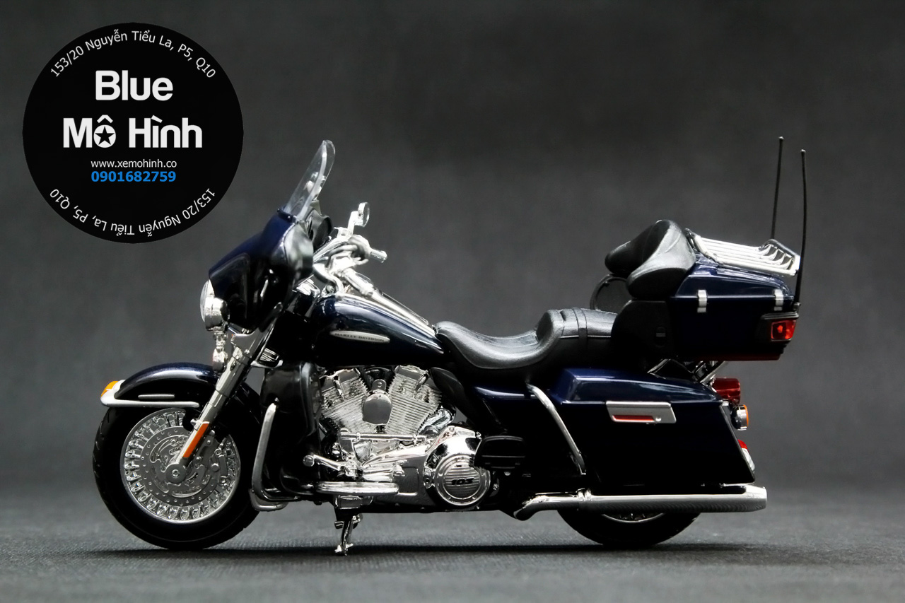 Blue mô hình | Mô hình xe mô tô Harley Davidson Electra Glide UL 1:12