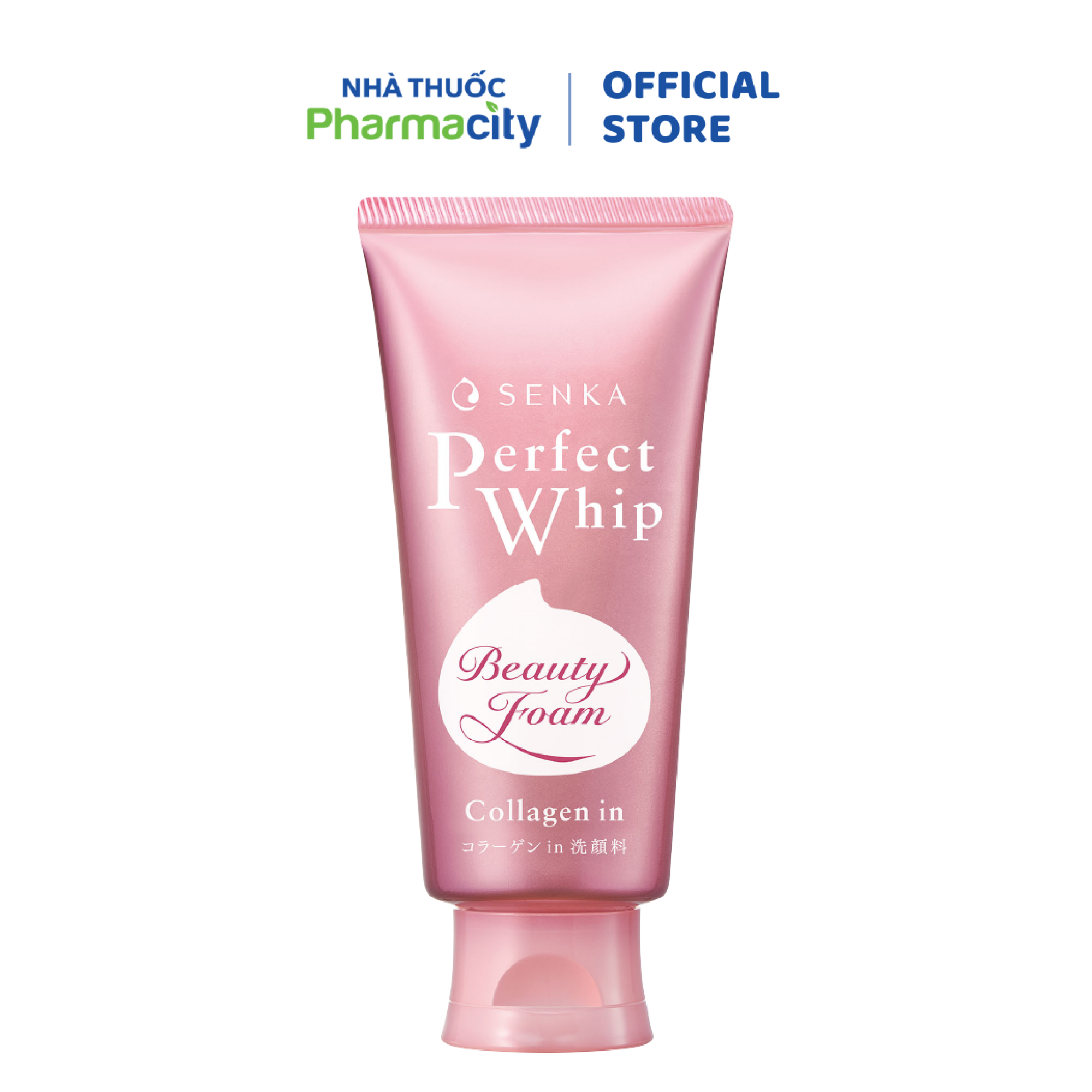 Sữa rửa mặt Senka Perfect Whip Collagen In (120g)