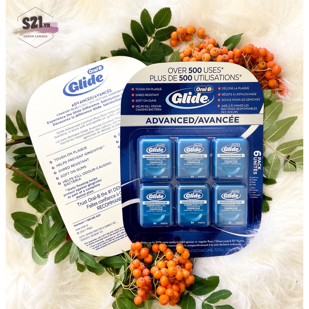 Chỉ nha khoa oral b glide advanced 40m