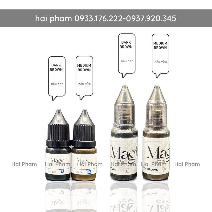 [Chính Hãng] Mực Magic Hương Trà Full Size 10ml, Mini size 3.3ml