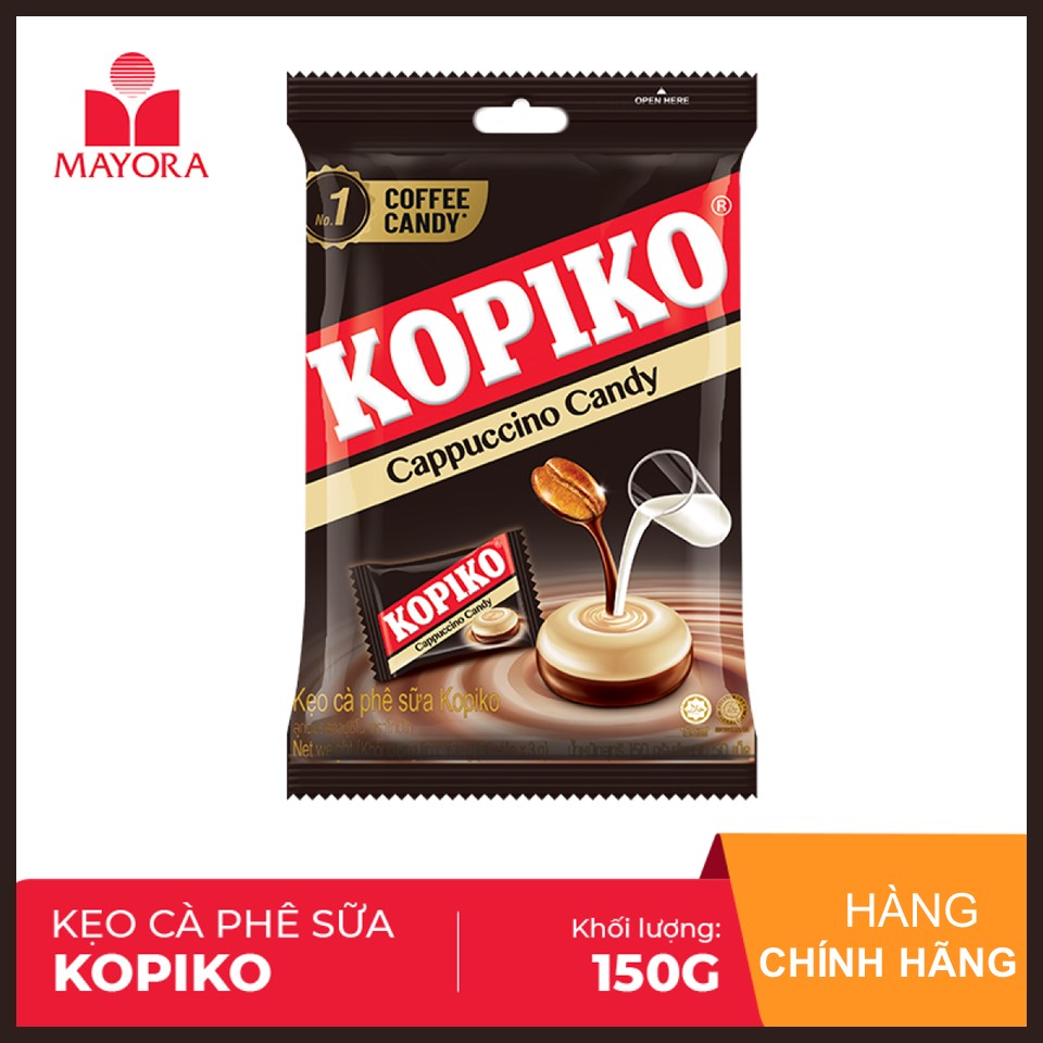 Kẹo Cà Phê Kopiko Cappuccino Gói 140G