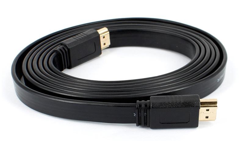 Dây cáp HDMI dẹp chuẩn 1080p 3D 4K 1.5m (đen)