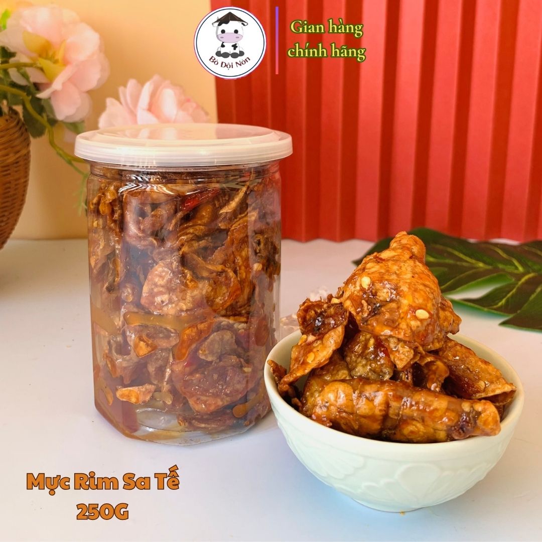 250g Mực Rim Sate Bò Đội Nón