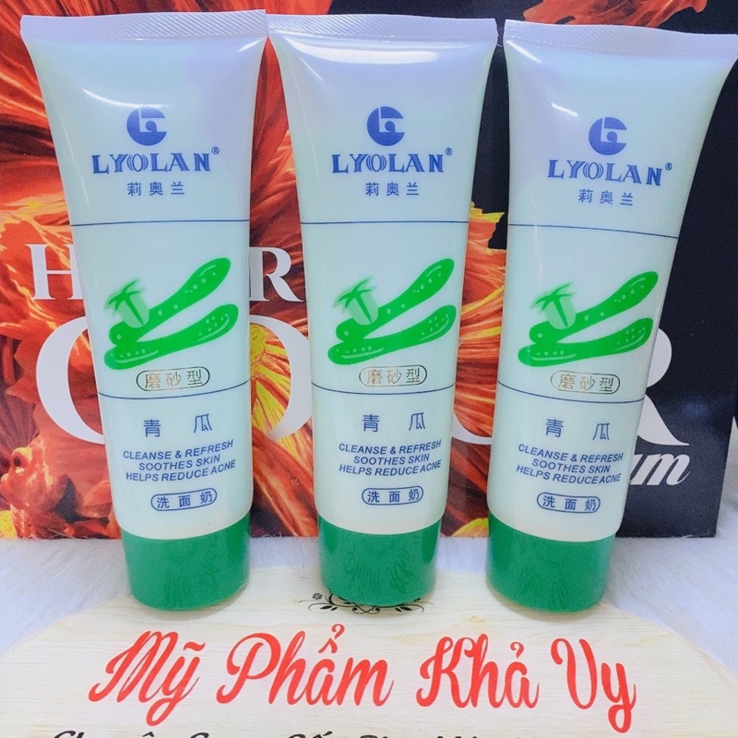 Sữa rửa mặt dưa leo lyolan