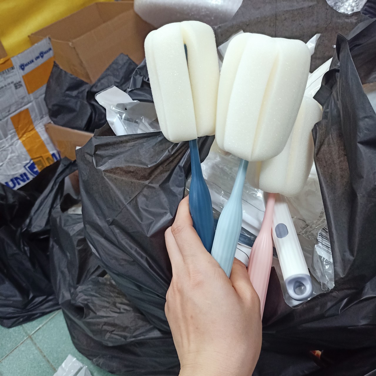Cây Cọ Rửa Cao Cấp- Cọ Rửa Ly Bình Nước Bình Giữ Nhiệt