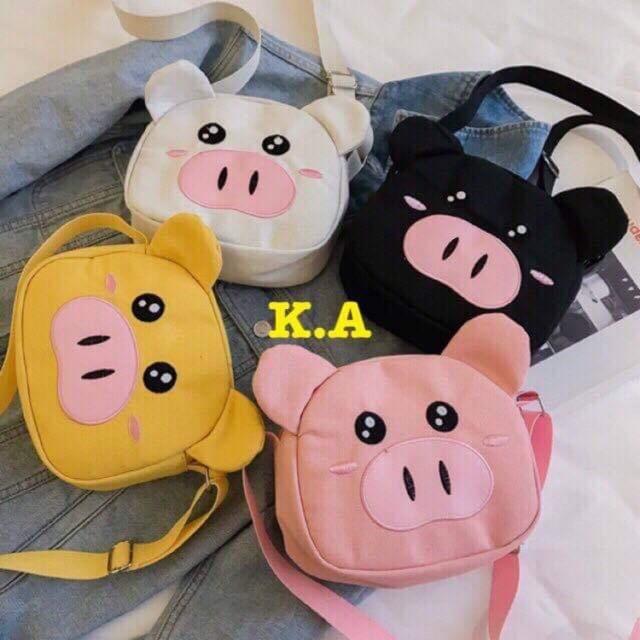 Túi Đeo Chéo Hình Lợn Cute