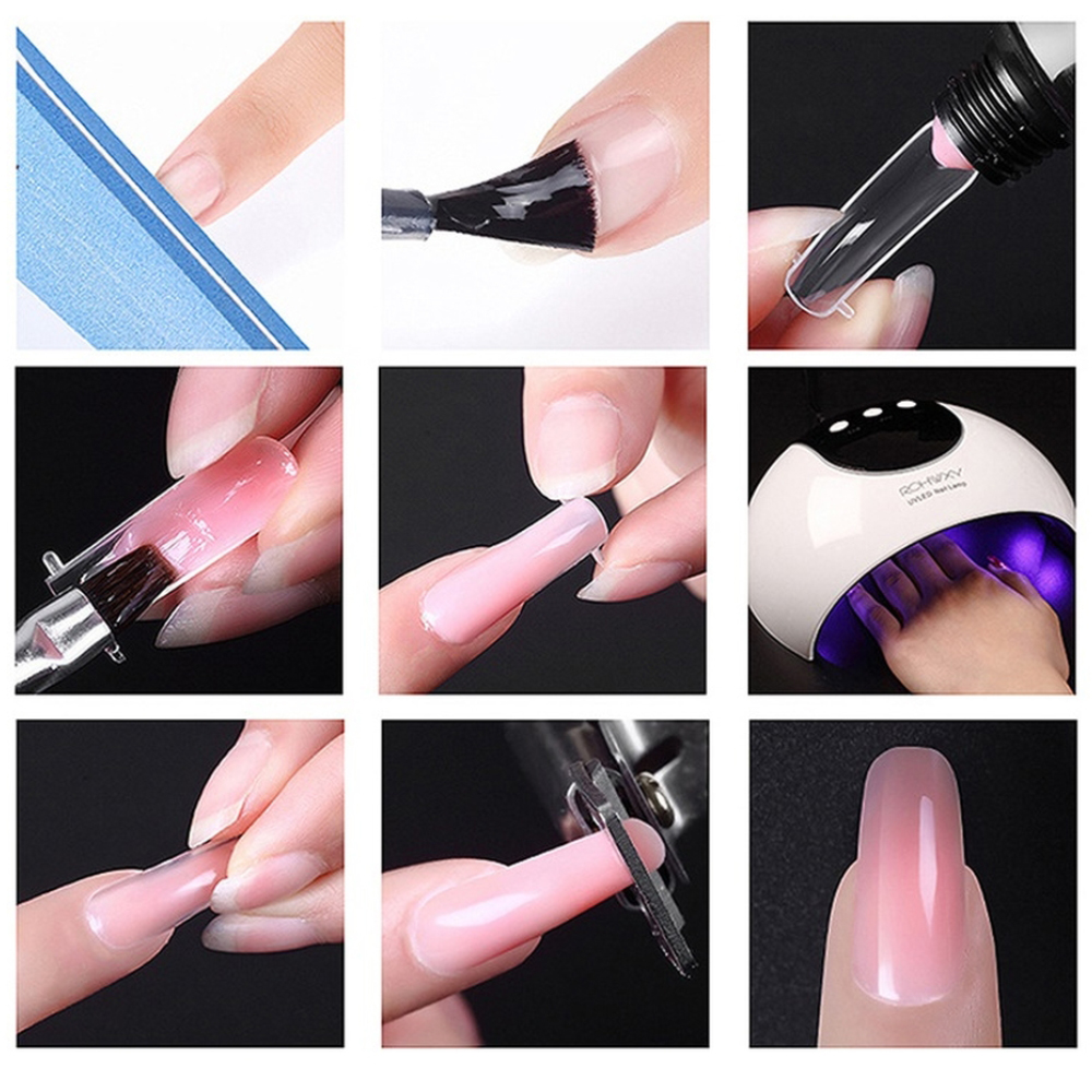 Set Khuôn Móng Đắp Gel 100 Cái