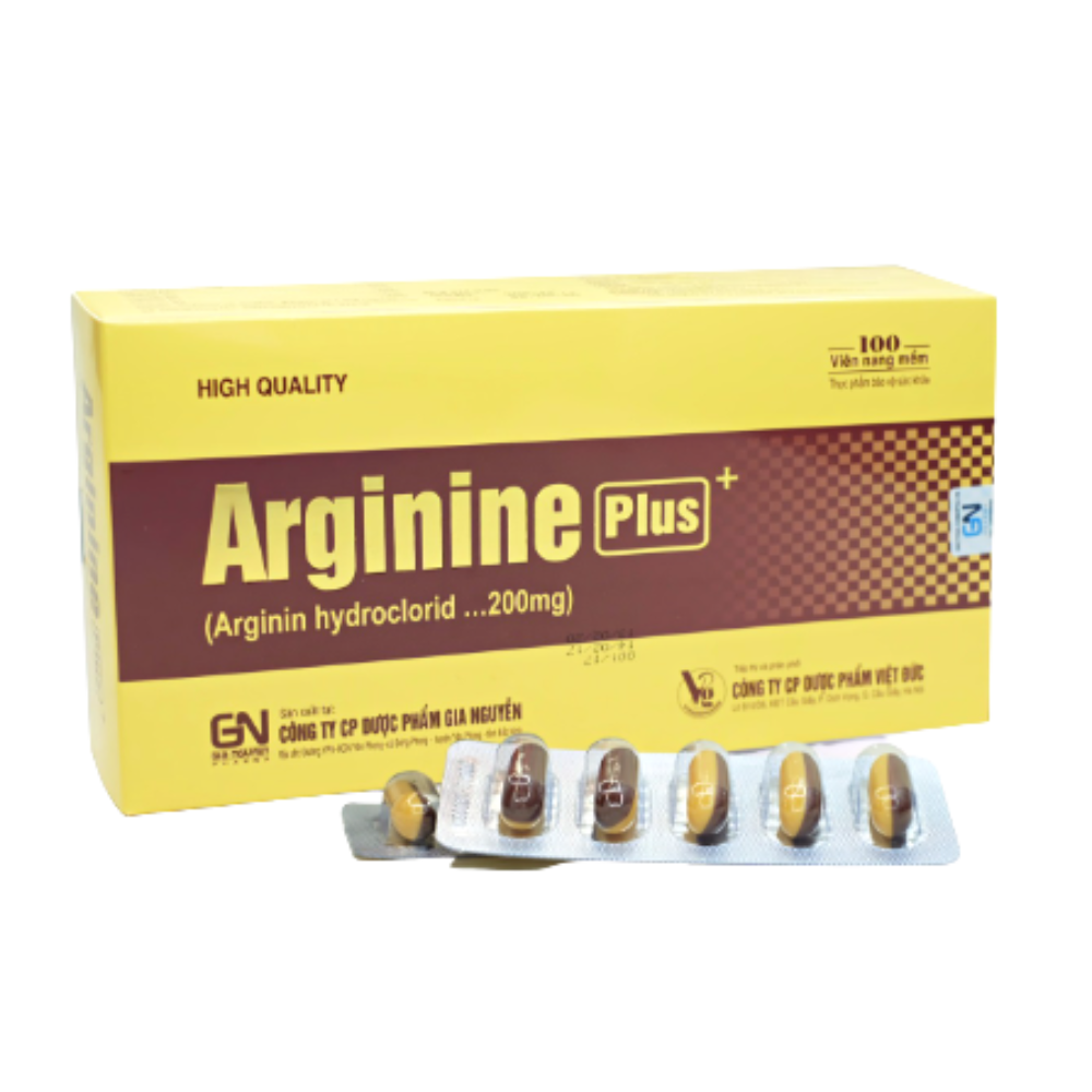 [HCM]Viên Uống Bổ Gan Arginine Plus (60 Viên)