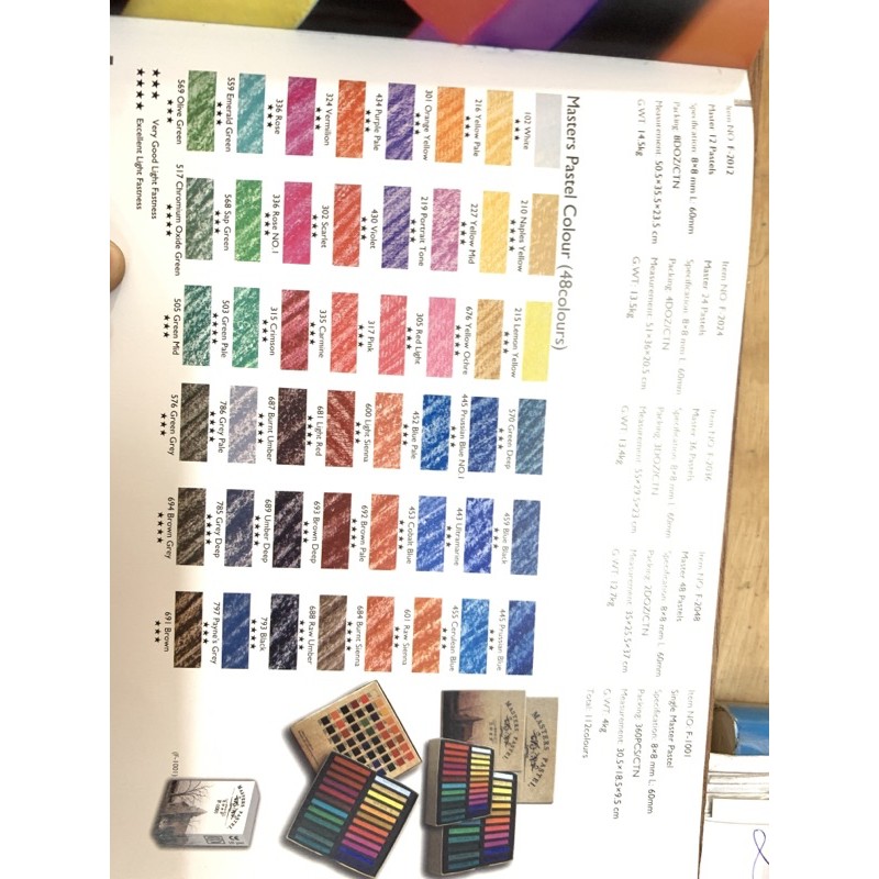 Phấn Tiên Masters Pastel 12/24/48 Màu