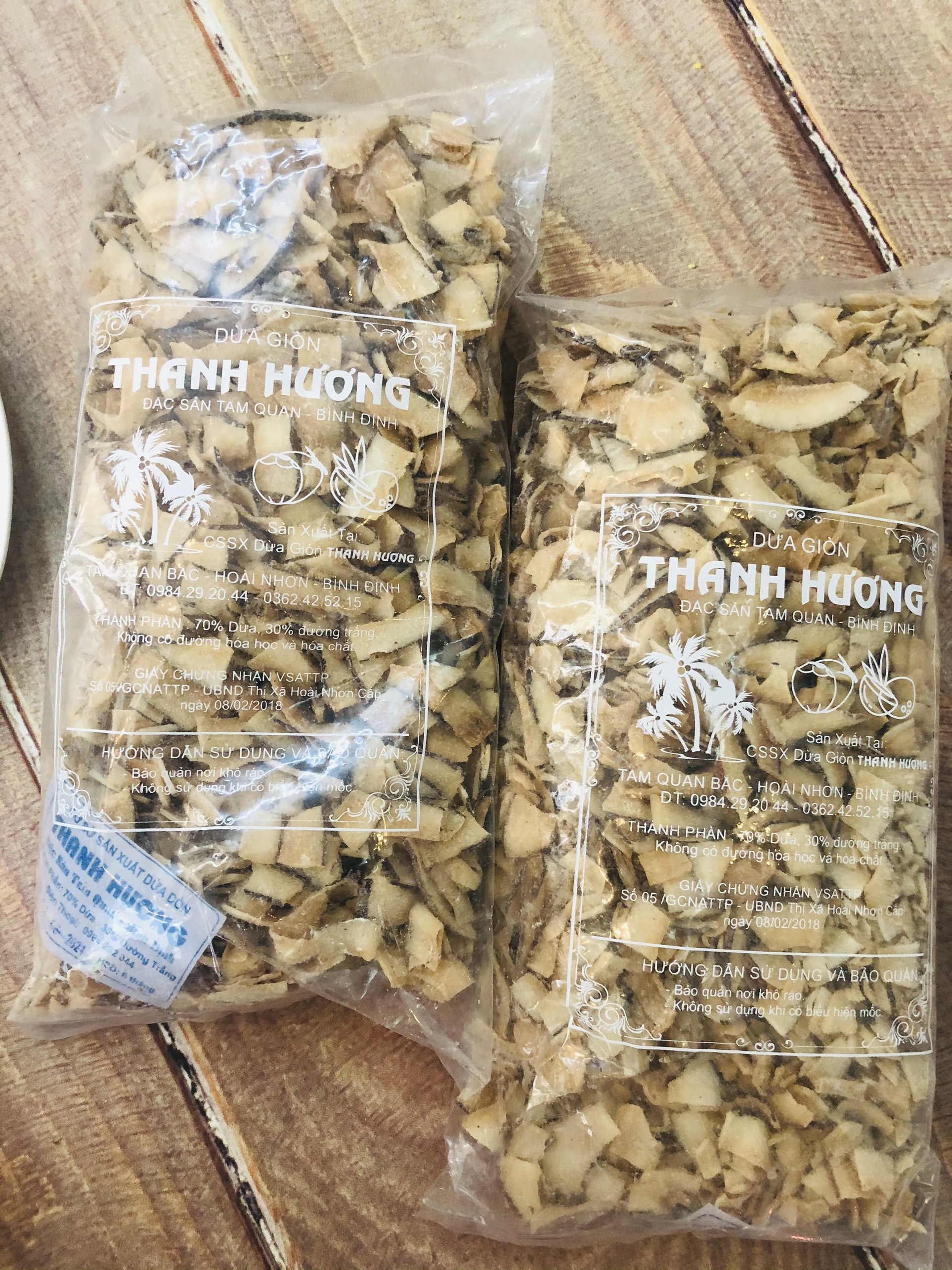 1kg mứt dừa sấy giòn thơm ngon