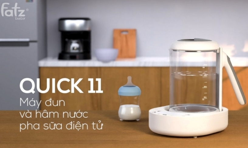 Máy đun nước và hâm nước pha sữa điện tử fatzbaby fatz quick 11 - fb3510tk mgf