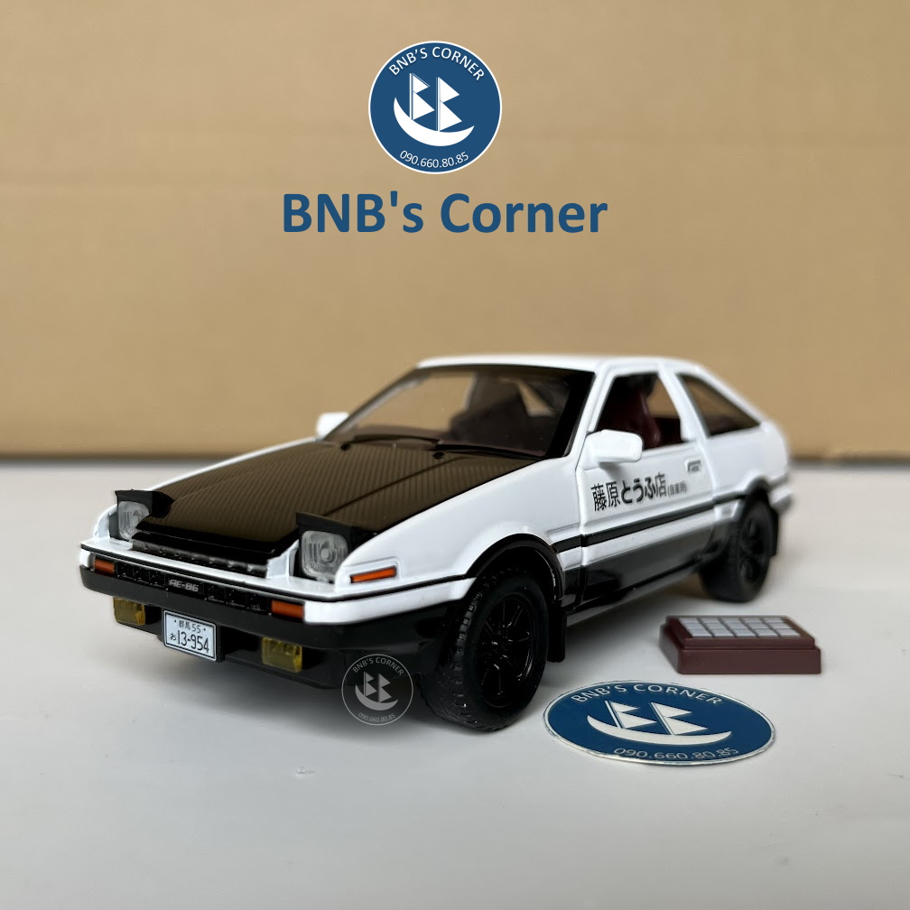 [BNB's Corner] Xe mô hình 1:28 Toyota AE86 Initial D hãng Mini Auto