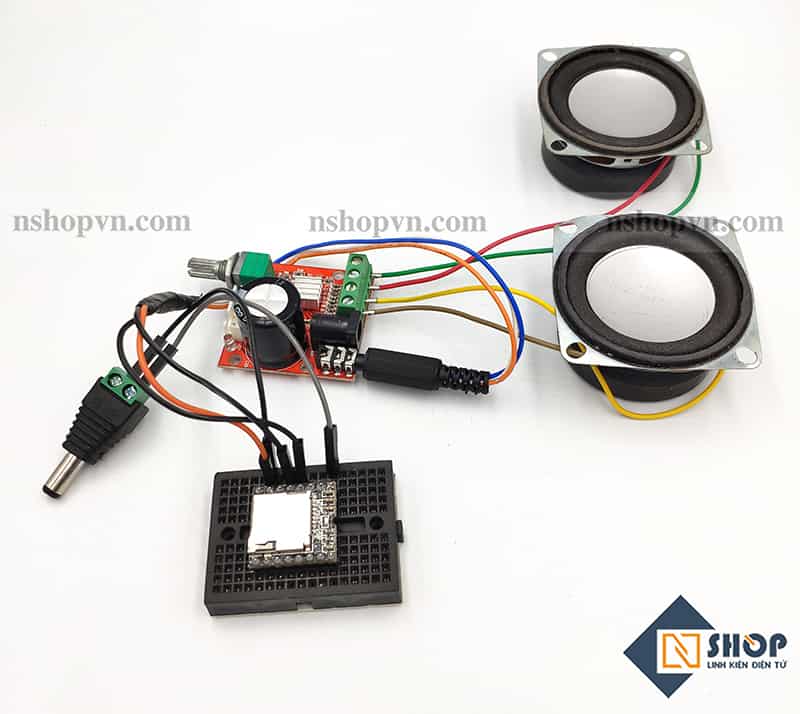 Mạch Phát Âm Thanh MP3 Kết Hợp Amply DFPlayer Mini