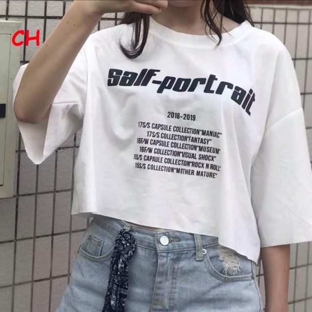 Áo croptop SALF Port ngắn tay COH0320