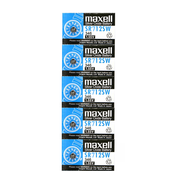 Pin sr712sw / 346 maxell 1.55v lithium- vỉ 5 viên