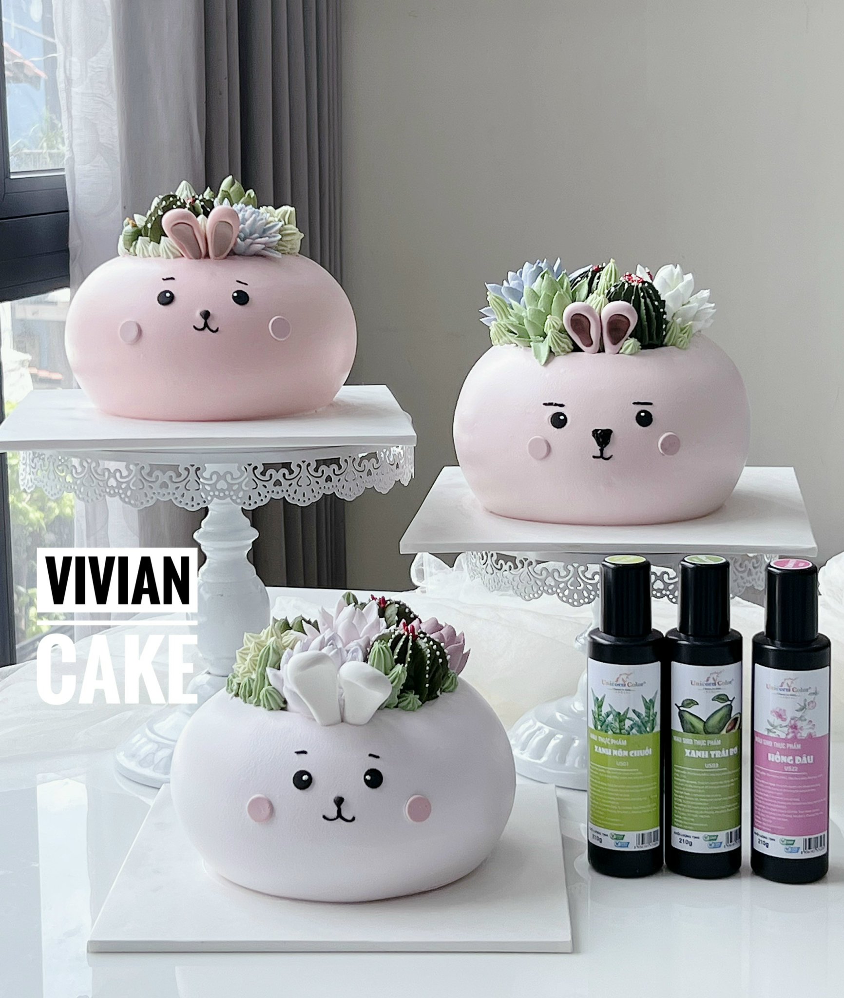 Unicorn Food Coloring 24 Bottle Colors (210g)