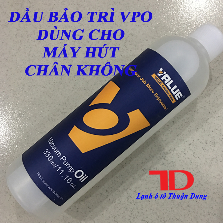 Dầu chuyên dụng cho máy hút chân không Value, dầu bảo trì VPO 46 330ml - Vật Tư Điện Lạnh Ô Tô Thuận Dung