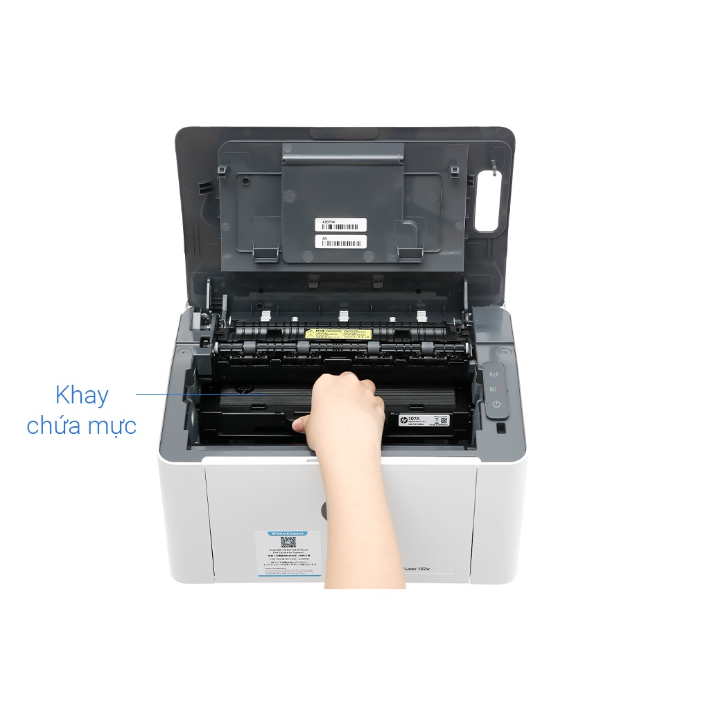 [Voucher 12% max 500K]Máy in laser đen trắng HP 107W - 4ZB78A