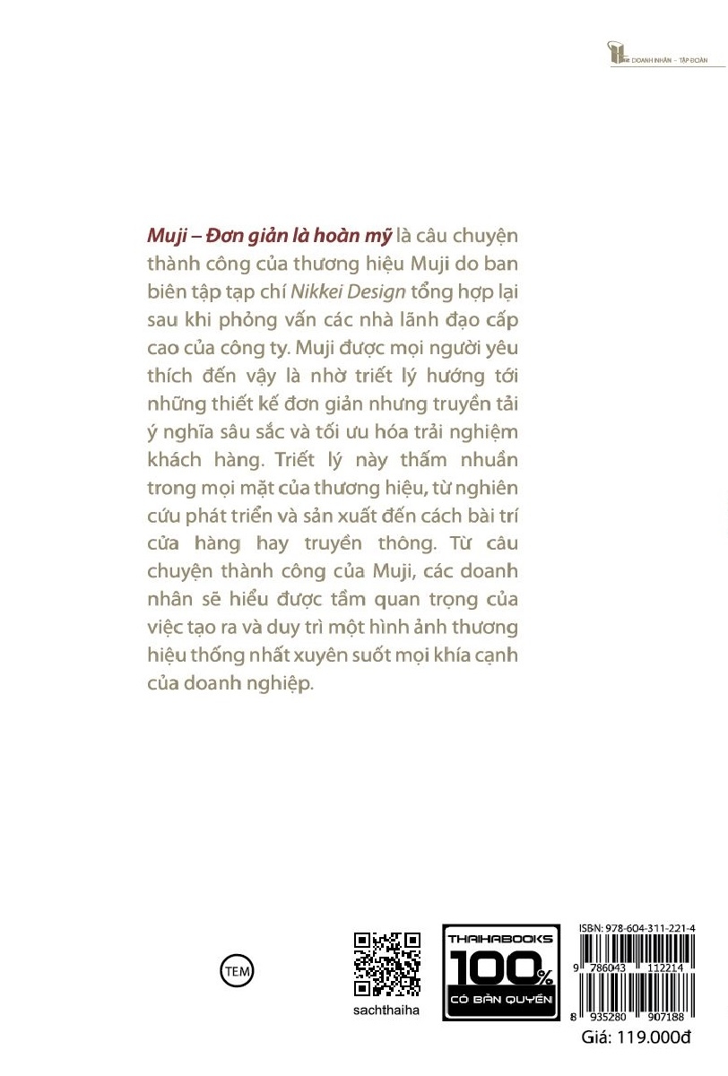 Sách Fahasa - Muji - Đơn Giản Là Hoàn Mỹ