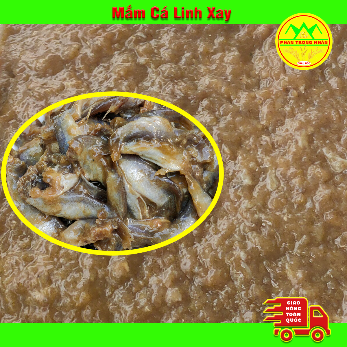 500gr Mắm Cá Linh Xay Châu Đốc Thơm Ngon