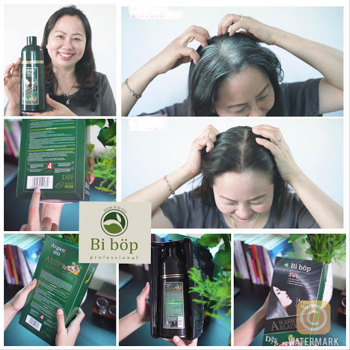 ✅[CHÍNH HÃNG] DẦU GỘI PHỦ BẠC ĐEN (NÂU) TÓC BIBOP NHẬT BẢN - GỘI LÀ ĐEN TÓC ( NÂU TÓC )