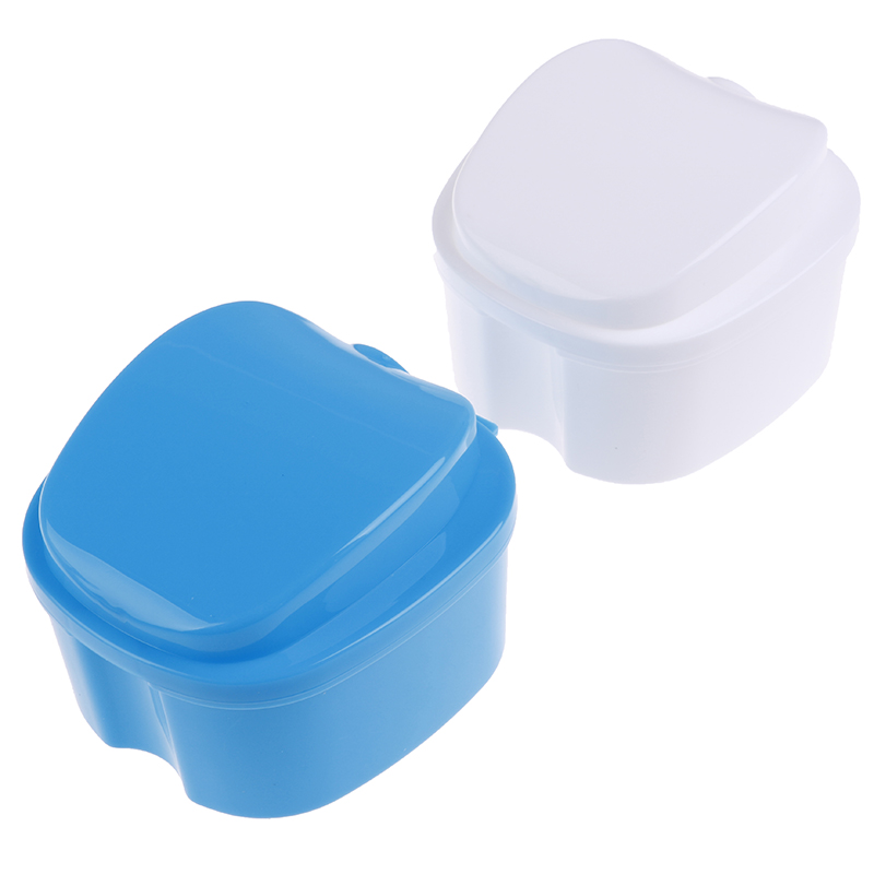 SHUNSHEN 1PC Cleaning teeth Case Dental False Teeth Storage Box Container Denture Boxs