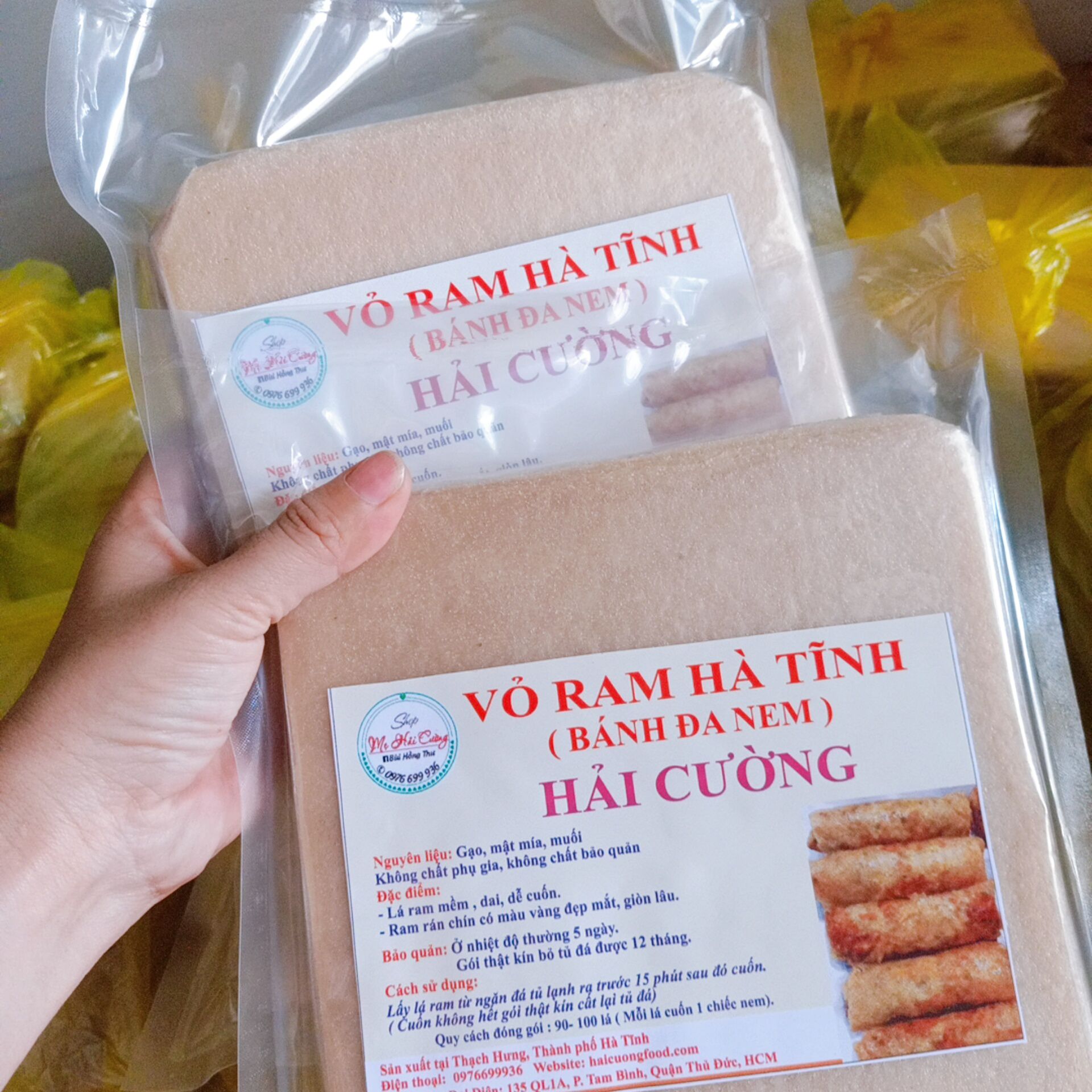 Bánh ram Hà Tĩnh (loại đặc biệt)