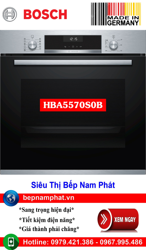 Bảng giá Lò nướng âm tủ HBA5570S0B nướng 3D cao cấp nhập khẩu Đức, lò nướng, lò nướng điện, lò nướng điện đa năng, lò nướng mini, lò nướng bánh, lò nướng lock and lock, lo nuong, lo nuong dien da nang Điện máy Pico