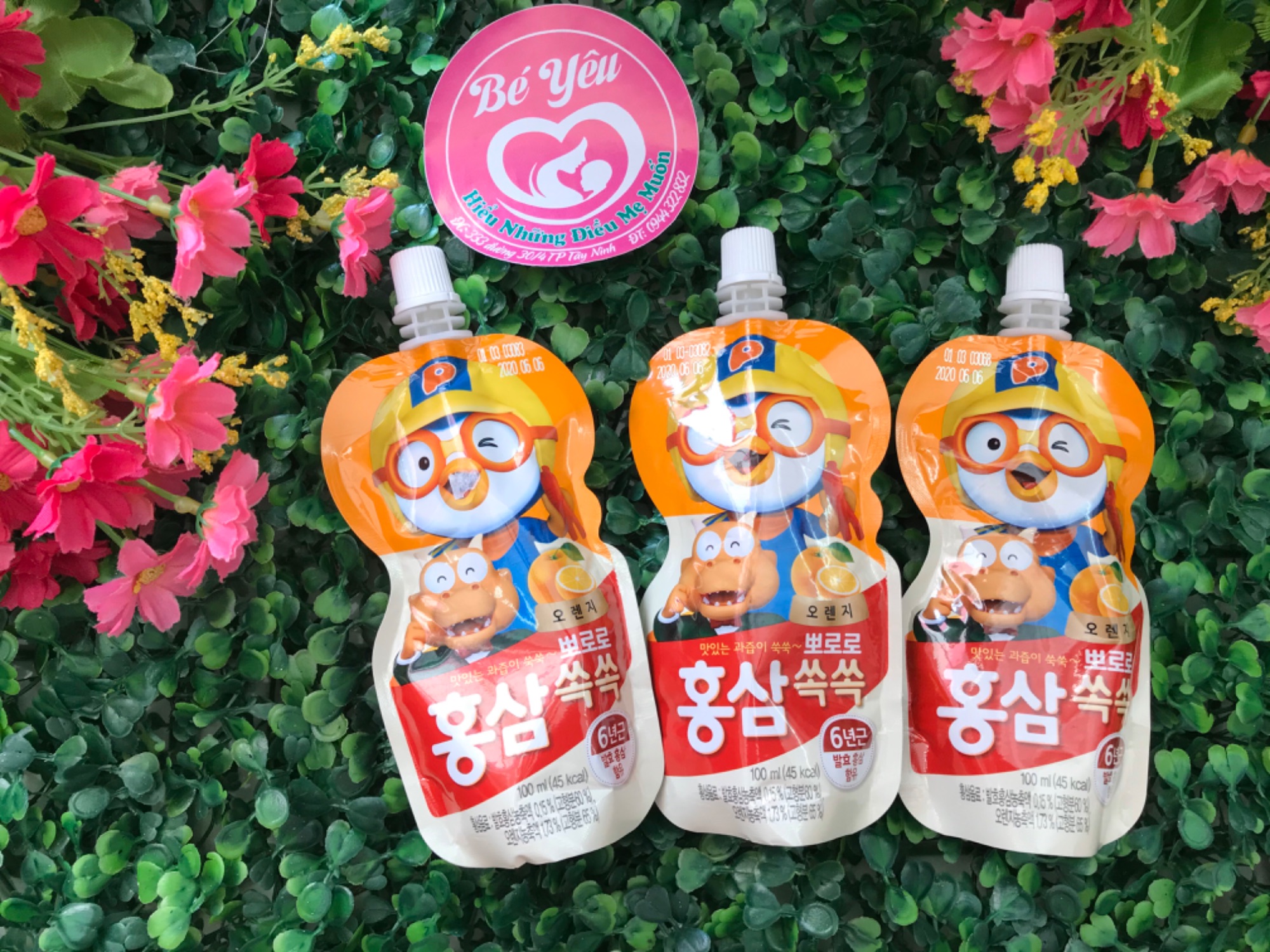 Nước Hồng Sâm Hoa Quả Pororo