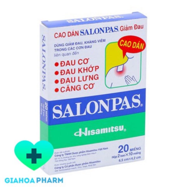 [HCM]Salonpas - Cao dán giảm đau cao cấp