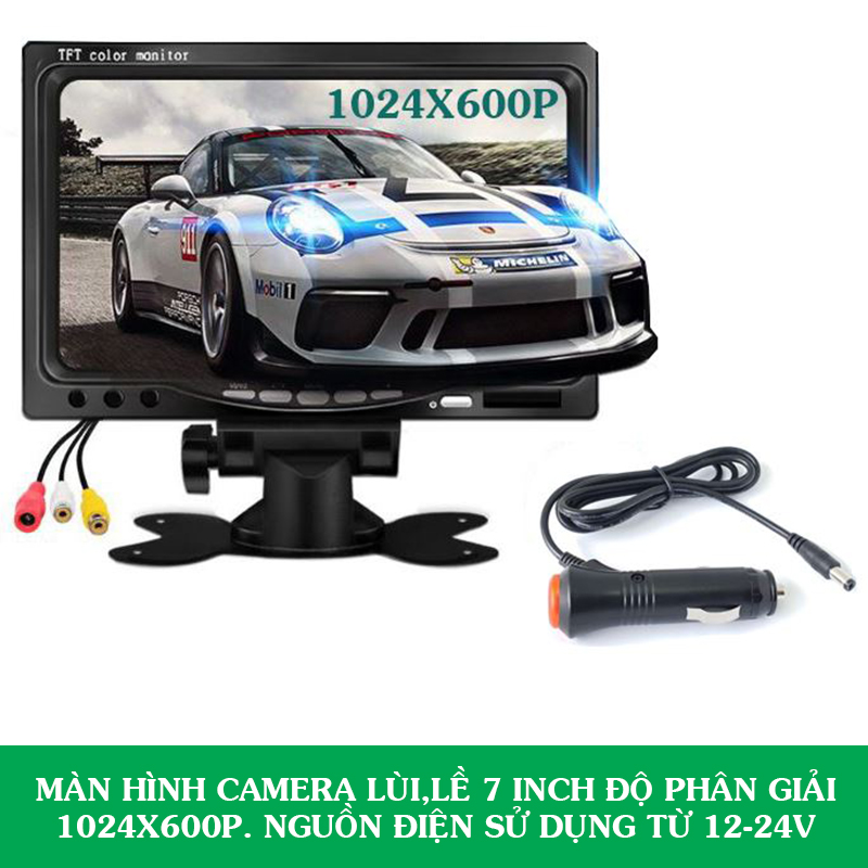 Màn Hình Camera 7 Inch,Điện 12V-24V