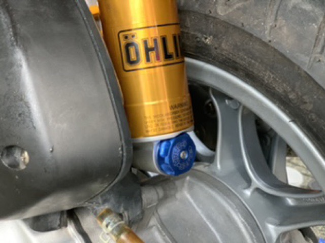 Núm nhôm tăng chỉnh dành cho phuộc Ohlins