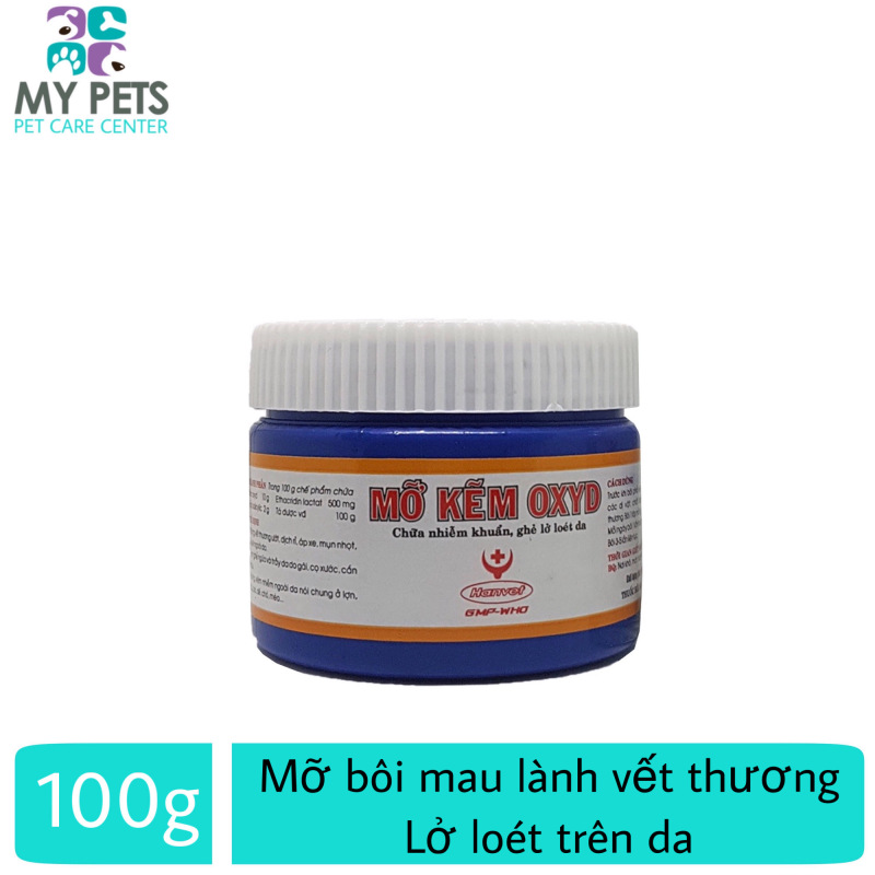 Mỡ bôi mau lành vết thương trên. ghẻ ngứa, lở loét trên da cho chó 