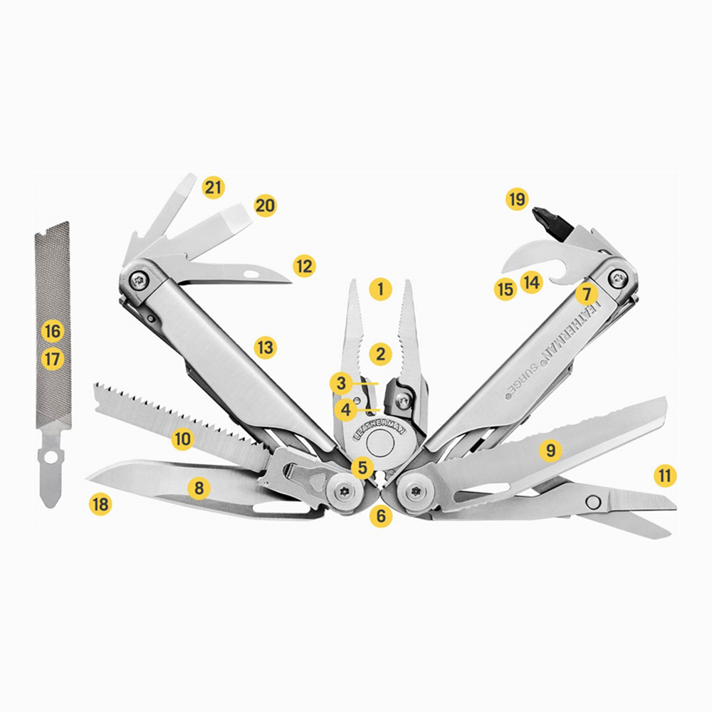 [HCM]Dụng cụ cầm tay đa năng Leatherman Surge (20 tools) [Bảo hành chính hãng 25 năm]