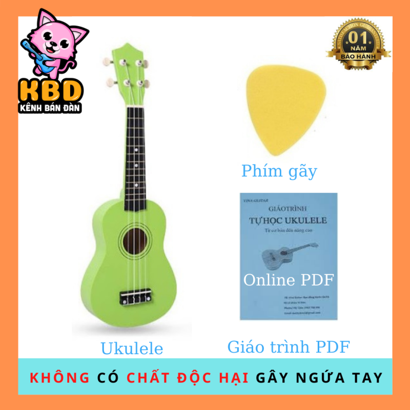 tops [HCM][TẶNG KÈM KHÓA HỌC] Đàn Ukulele Soprano - US 900 tặng  phím gãy  giáo trình  phân phối bởi SGT