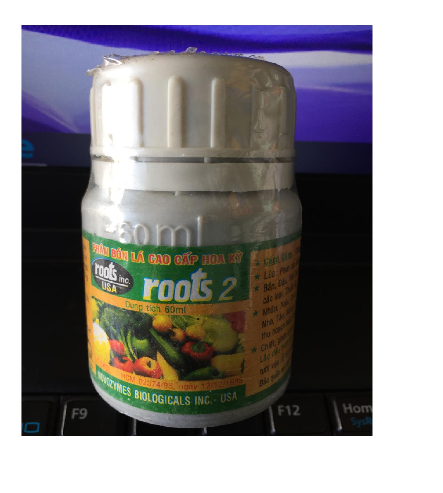 Roots 2 lọ 100 mL-phân bón lá cao cấp Hoa Kỳ