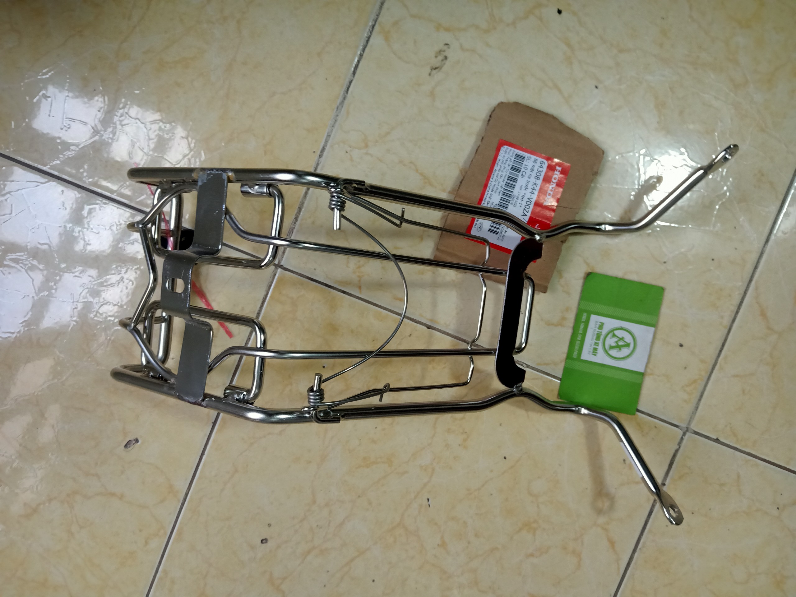 Baga giữa Inox 10 ly dành cho xe Wave S110