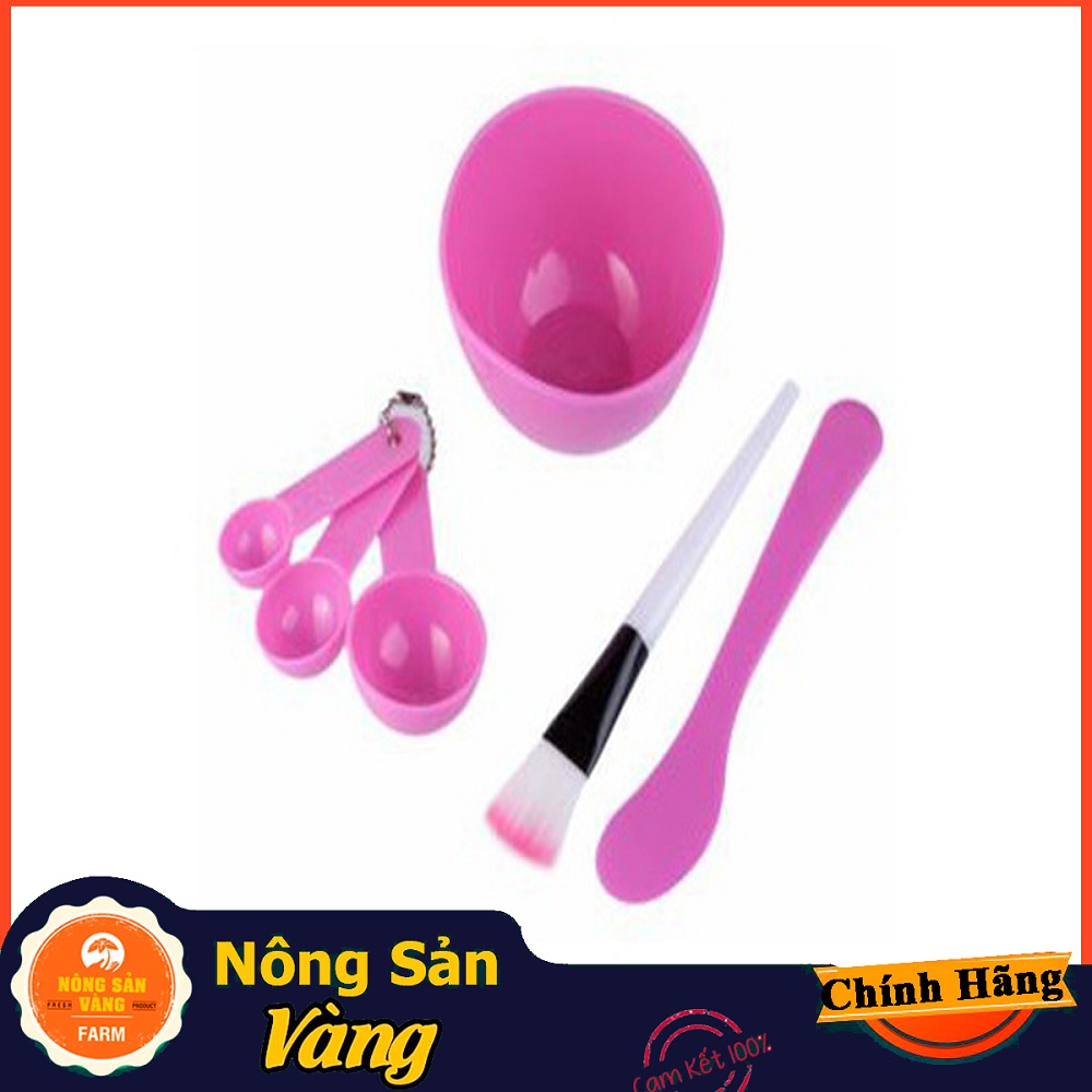 Bộ Chén Cọ Đắp Mặt Nạ, bộ dụng cụ đắp mặt nạ chuyên nghiệp - Nông Sản Vàng