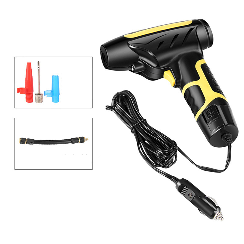 Máy Bơm Hơi Máy Bơm Cầm Tay Pin điều chỉnh áp suất, tự ngắt khi đủ áp,bơm mọi loại lốp