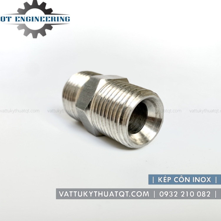 Kép Côn Inox 304 (Hệ Ren Mỹ) - DN15 (phi 21mm) - VATTUKYTHUATQT.COM
