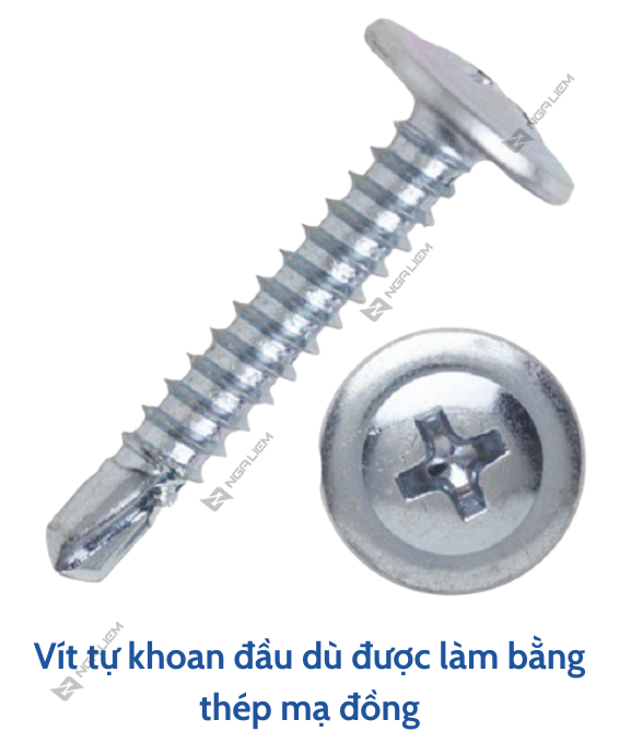 Vít Dù Song Long 1F3, 1F6, 1F9, 2F5, 3F, 4F, 5F, 6F (Chữ D loại Xịn) (BỌC 100, 200 GRAM)
