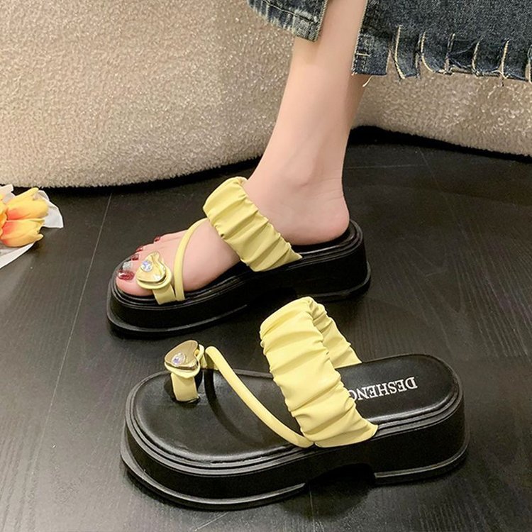 Women's Sandals, Flip-Flops with Rhinestones 2023