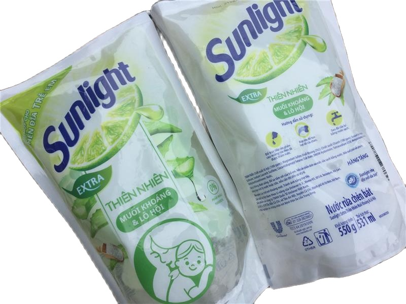 Combo 2 Túi Rửa Chén Sunlight 550g