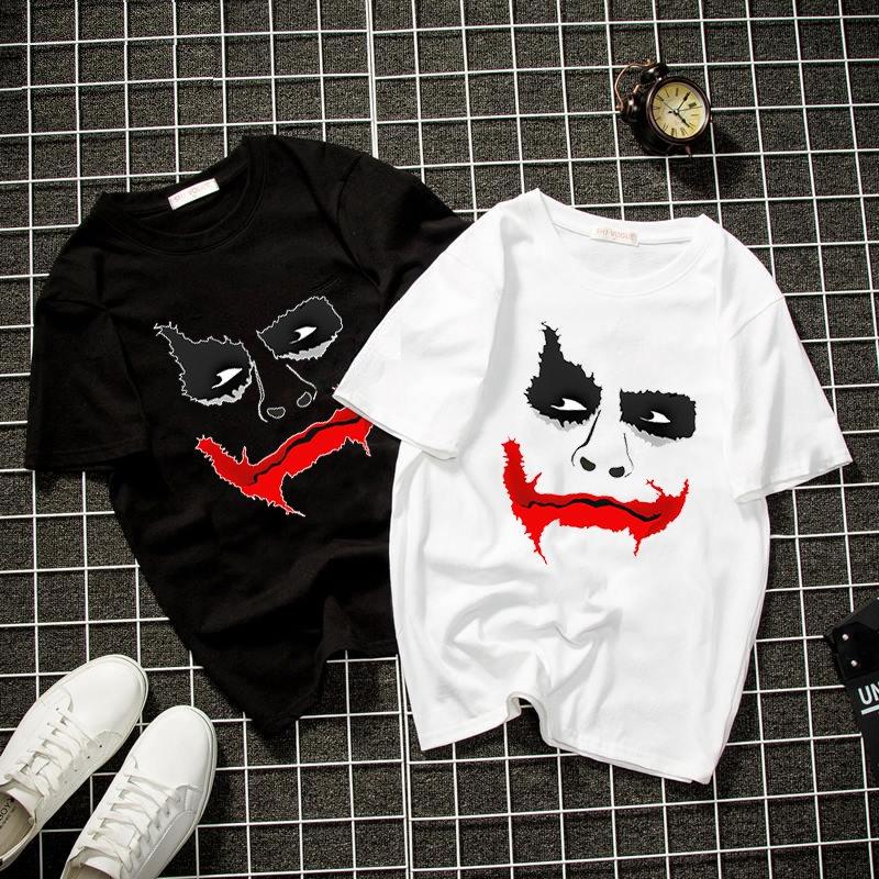 [Hoàn Tiền 15%] Áo thun unisex joker form rộng vải dày mịn 2019T952