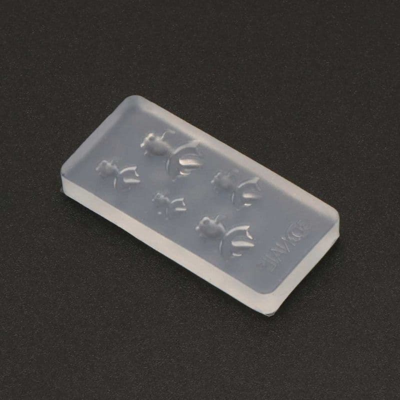 [HCM]Khuôn silicon làm mô hình cá vàng 3D mini