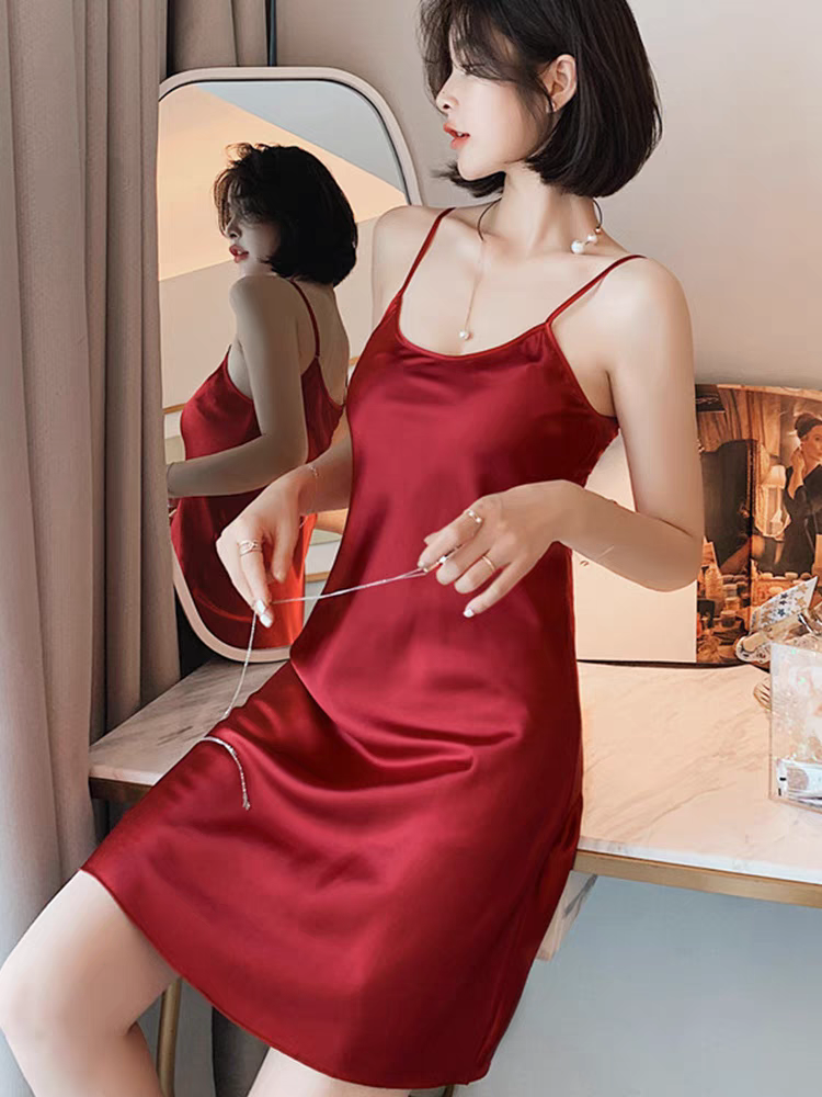 SIÊU PHẨM Bộ ngủ 2 dây lụa đẹp cao cấp loại trơn, Sét bộ nữ  Pijama cổ yếm satin mặc nhà đẹp quần cộc lửng thoải mái - g8_shop S0