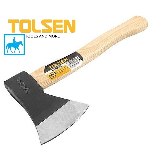 Búa rìu cán gỗ 800g dài 385mm hatchet tolsen 25254