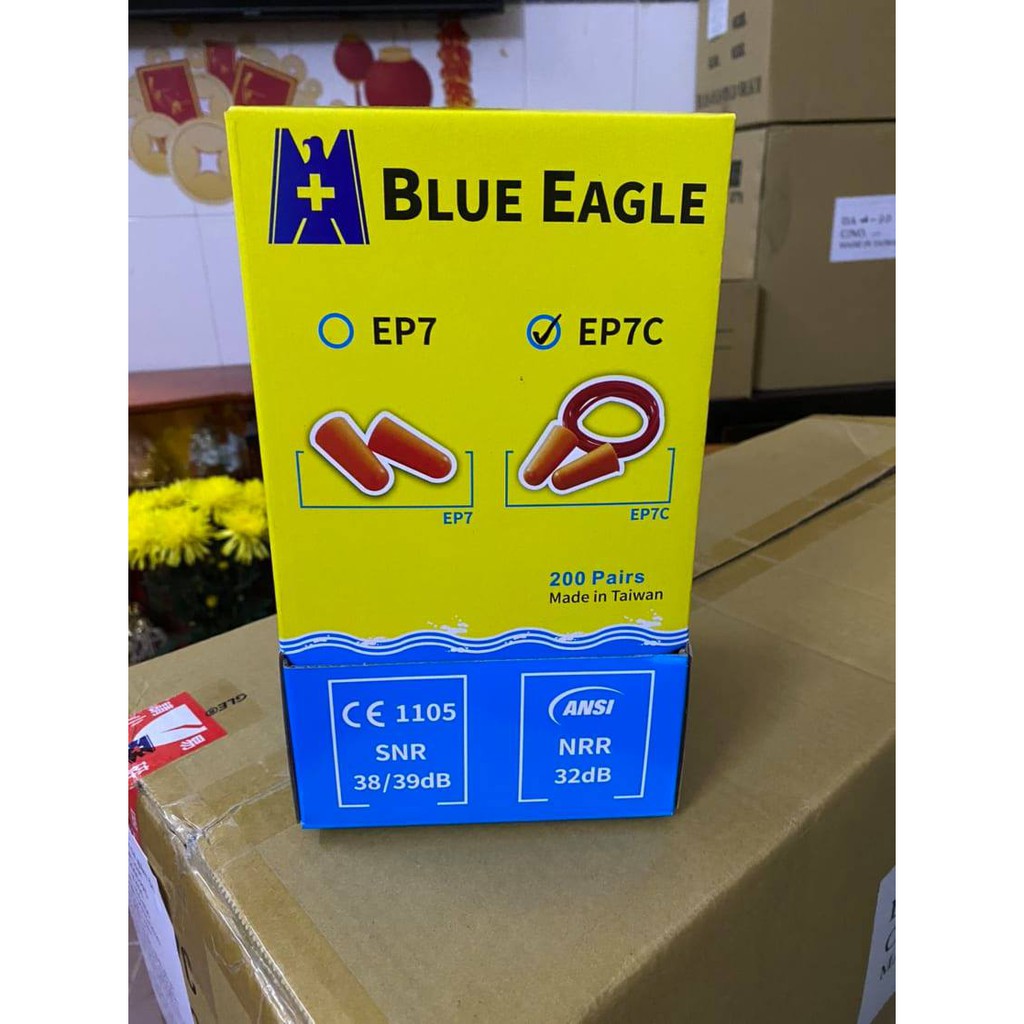 Nút bịt tai chống ồn không dây Blue Eagle EP7 (5 cặp)