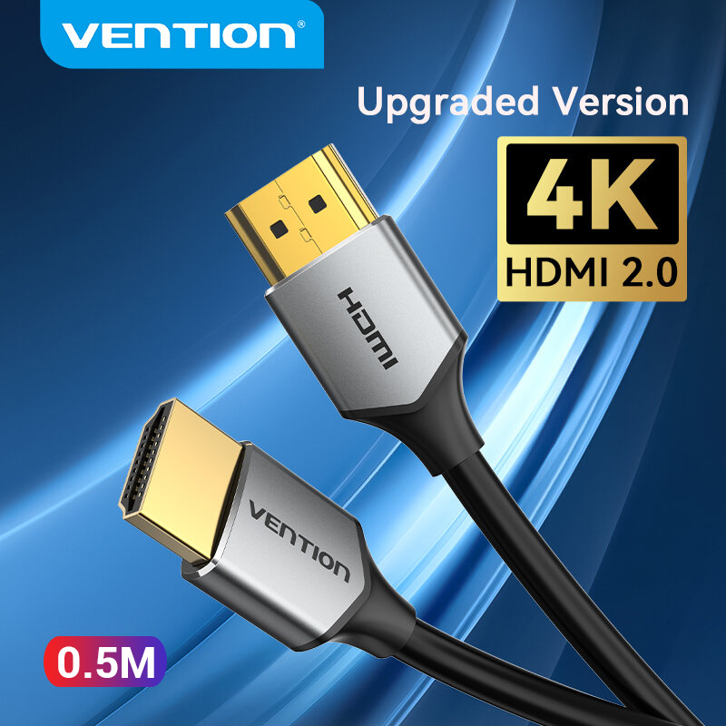 Vention HDMI Cable Slim HDMI to HDMI 2.0 HDR 4K 60Hz for Splitter Extender 1080P Cable for PS4 HDTV Projector 1m 3m Cable HDMI