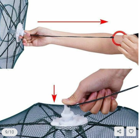 Lưới bát quái bắt cá 8 cửa